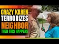 Crazy Karen Terrorizes Black Man in Her Wealthy Neighborhood