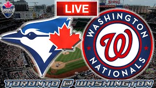 Toronto Blue Jays vs Washington Nationals LIVE Stream Game Audio | MLB LIVE Stream Gamecast & Chat