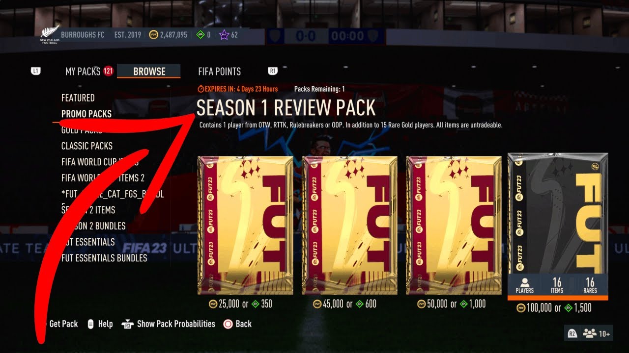 Opening Season 1 Review Pack - FIFA 23 Ultimate Team