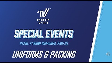 3 Uniforms and Packing