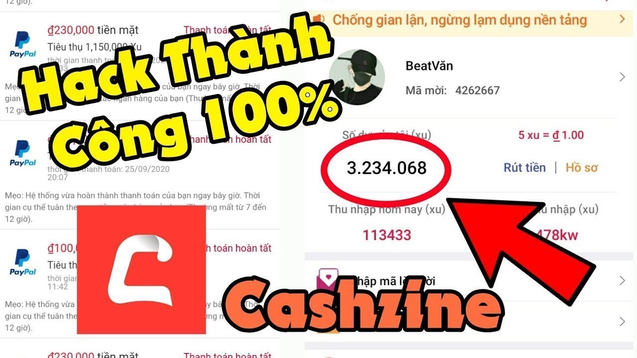 Hack Xu App Cashzine Thành Công 100% - Cách Hack Cashzine, Buzzmatch Mới  Nhất 2021 @kiemtienone99 - YouTube