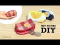 Free Pattern for Christmas Sewing Gift 🎄DIY Mini Coin Purse Dumpling Pouch