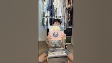 my full vinyl collection!! 🌷 #vinyl #taylorswift #vinylcollection #sabrinacarpenter #oliviarodrigo