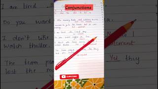 Conjunctions| Coordinating Conjunction| Examples #conjunction #englishgrammar