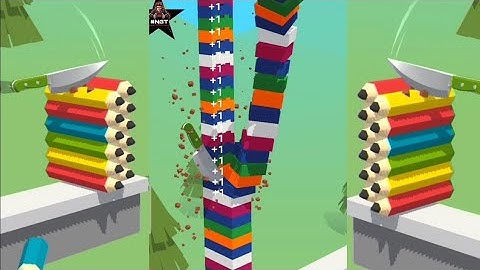 Slice it All 🚧 🍒🎃🔪Satisfying and relaxing Asmr game #129