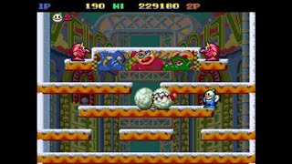 [Commodore Amiga] -  SNOW BROS (unrelease game) screenshot 1