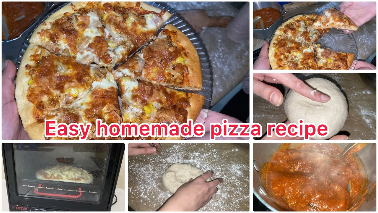 Easy Homemade Pizza Recipe Pizza Dough recipe YouTube