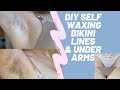 #QUARANTINE #SELFCARE  DIY  AT HOME WAX | FLAMINGO Wax strips | Pisces the goat