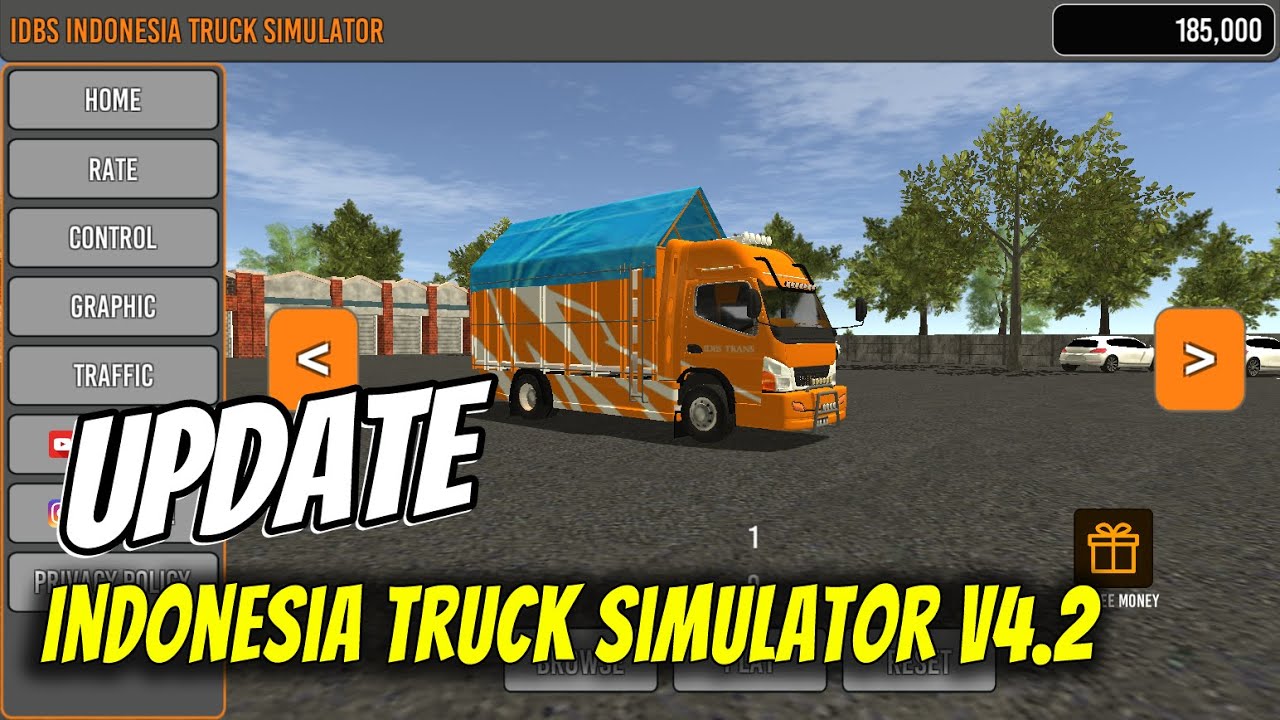 IDBS Indonesia Truck Simulator MOD APK cover