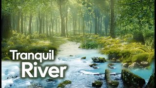 Tranquil River Serenade: Gentle Water Flow for Peaceful Sleep & Study