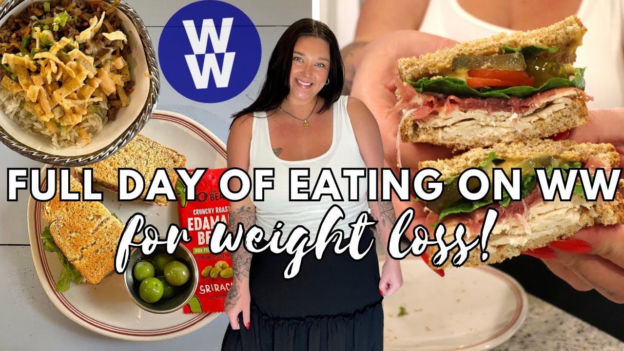 FULL DAY OF EATING ON WW FOR WEIGHT LOSS! MEAL IDEAS THAT WILL HELP YOU