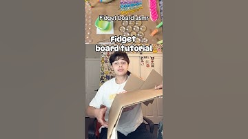 ✨Diy Fidget board tutorial!?! #fidget #fidgetboard #diy #papercraft #cutecrafts #cute ￼