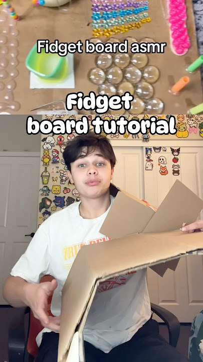 ✨Diy Fidget board tutorial!?! #fidget #fidgetboard #diy #papercraft #cutecrafts #cute ￼