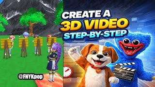 Step-by-Step Guide to Creating a 3D Video in 1 Hour Draw Rumi Challenge