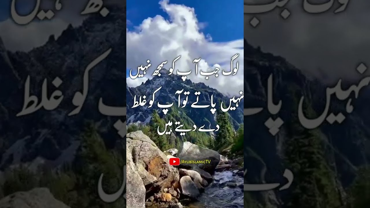 Sabar karna or qadar karna  urdu quotes  golden words  shorts