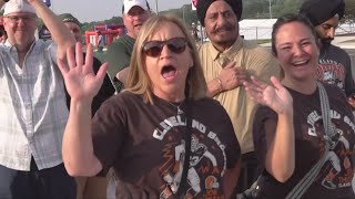 Cleveland Browns fans soak in Pro Football Hall of Fame Game in Canton