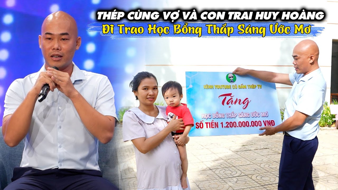 GIA ĐÌNH THÉP ĐƯỢC ĐÀI TRUYỀN HÌNH MỜI THAM GIA CHƯƠNG TRÌNH THẤP SÁNG ƯỚC MƠ, TẶNG 1 TỶ 200 TRIỆU