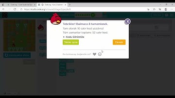 Code.org Kurs : 2 Ders : 3 Labirent: Sıra