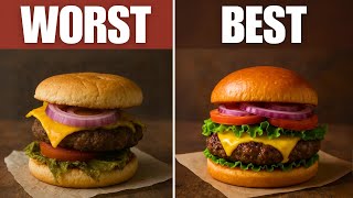 13 Chain Burger Restaurants RANKED From Worst To Best