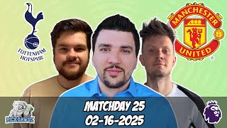 Tottenham vs. Man. United EPL Free Picks 2/16/2025 PickDawgz On the Pitch | EPL Football Picks