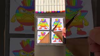 Sprunki OC Seven Numberblocks#Simple vs Horror Cardboard Piece Puzzle Game #sprunki #trend
