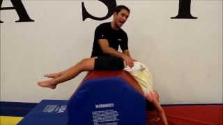 PB Floor Back Handspring Over Mat to Hollow Spotted) 5
