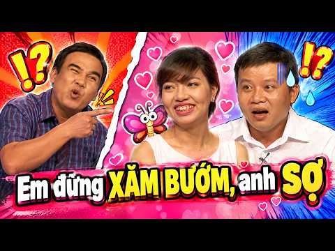 Nghe bạn gái XĂM nguyên CON BƯỚM chàng hoảng hồn ĐÒI BỎ VỀ làm Quyền Linh cười bò | Bạn Muốn Hẹn Hò