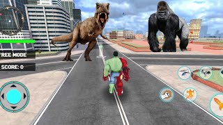 Incredible Monster Hero City Battle Hulk Parkour Rescue - Android Gameplay HD screenshot 5