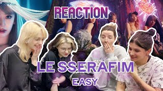 РЕАКЦИЯ НА LE SSERAFIM (르세라핌) 'EASY' OFFICIAL MV I MÀMOONY REACTION