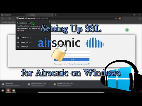 Setting Up SSL for Airsonic on Windows