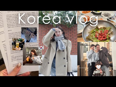 【韓国vlog】親友と極寒のソウル２泊３日観光記録🇰🇷❄️ ショッピング/グルメ/コーデ紹介 #vlog166