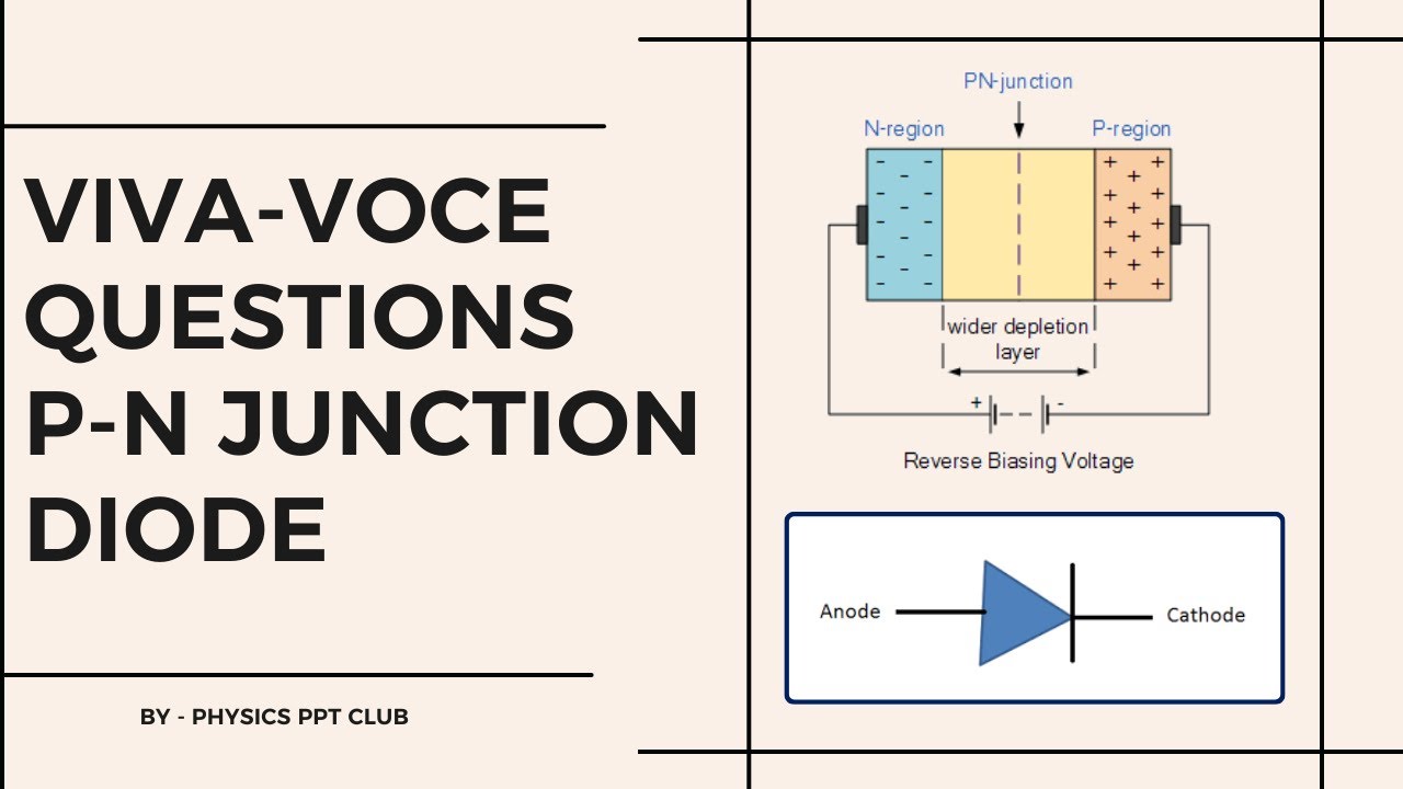 PN Junction VivaVoce Questions Diode Electronics YouTube