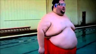 Tsunami Fat Guy Funny Video