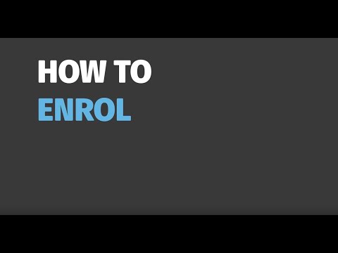 How to Enrol