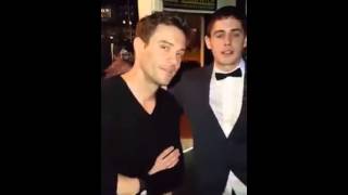 Actors Adam Butcher Daniel Goddard-EWS Film TV Gala Celebrity Weekend April 2016