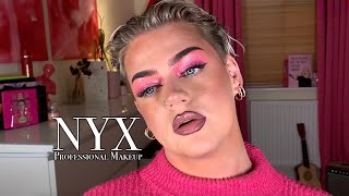 NYX PROFESSIONAL MAKEUP FIRST IMPRESSIONS 🫶🏽✨ | FULL FACE OF NYX COSMETICS | ALEX HOLLINGWORTH