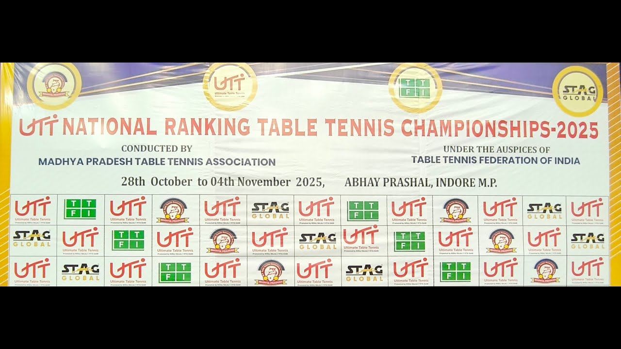 MS | PQF | A Raegan (MHR) v/s B Ankur (BNG) | UTT NATIONAL RANKING TT CHAMPIONSHIPS-25