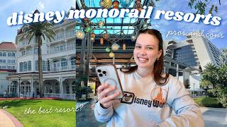 DISNEY MONORAIL RESORTS - which is best for your trip? (Polynesian, Contemporary or Grand Floridian)