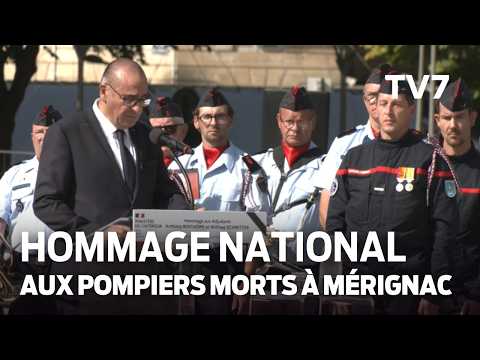 Pompiers morts à Mérignac : hommage national à Bordeaux