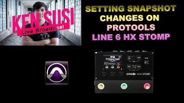 Changing Snapshots HX Stomp & Protools
