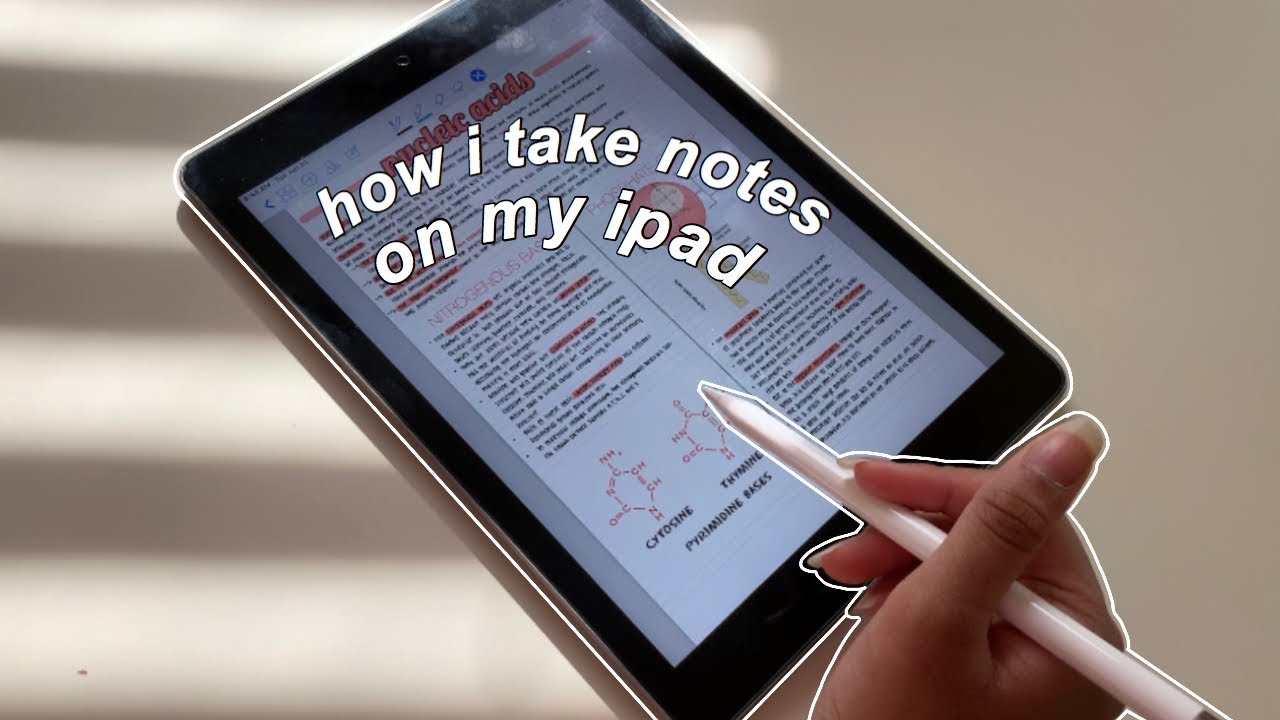 presentation notes on ipad