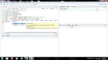 R Programming Language : Making a Simple Calculator in Telugu
