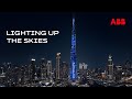 Lighting Up The Skies From The Burj Khalifa
