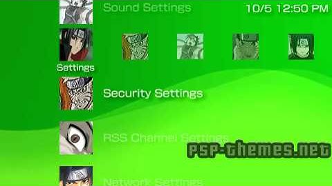 PSP Theme sasuke theme_4 PSP-Themes.NET