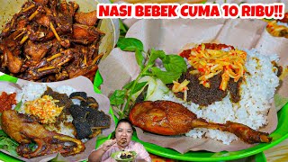 BUSET MURAH BANGET!! MAKAN NASI BEBEK CUMA 10RIBU! PANTES BANYAK YANG ANTRI BUAT MAKAN BEBEK!!