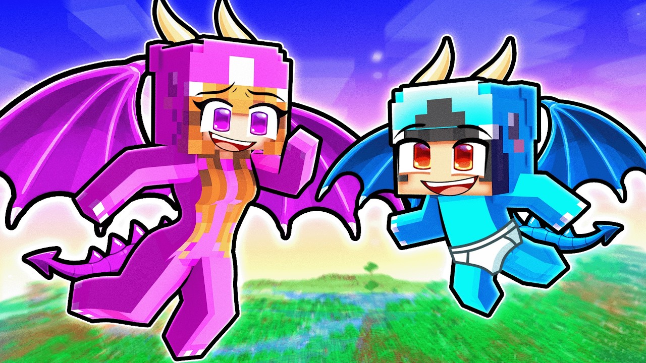 Adopted By a DRAGON FAMILY! (Minecraft) - YouTube