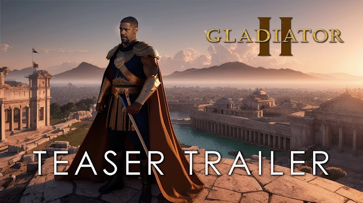 Gladiator 2 2024 ｜ TEASER TRAILER ｜ Paramount ｜ Pedro Pascal, Denzel Washington 4K