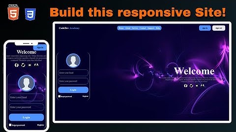 Build a Beautiful Responsive Login Page with HTML & CSS | Step-by-Step Tutorial