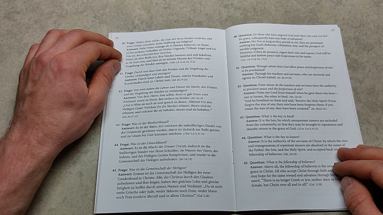 Fragen unt Antvorten für die reifere Jugend