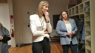 Congresswoman Lori Trahan was given a tour of Revolutionary Clinics’ Fitchburg cultivation facility.